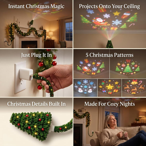 Christmas Projector Light Plug and Play