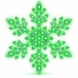 Snowflake LED Wall Set