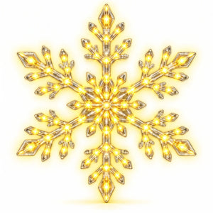 Snowflake LED Wall Set