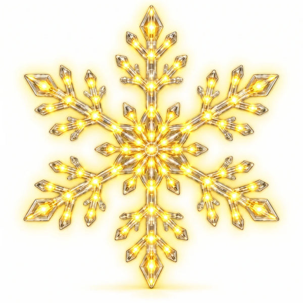 Snowflake LED Wall Set