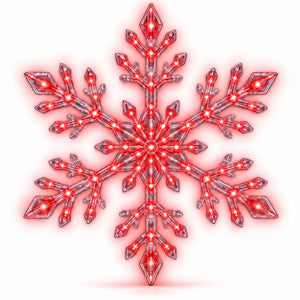 Snowflake LED Wall Set