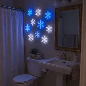 Snowflake LED Wall Set