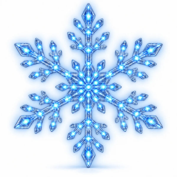 Snowflake LED Wall Set