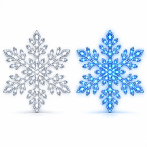 Snowflake LED Wall Set