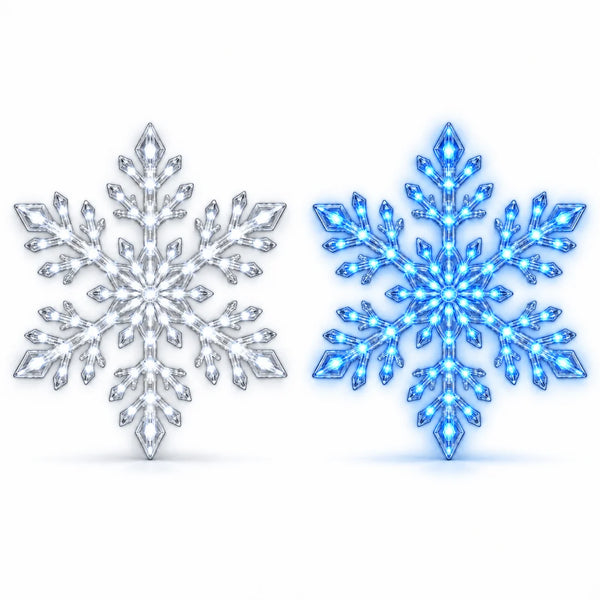 Snowflake LED Wall Set